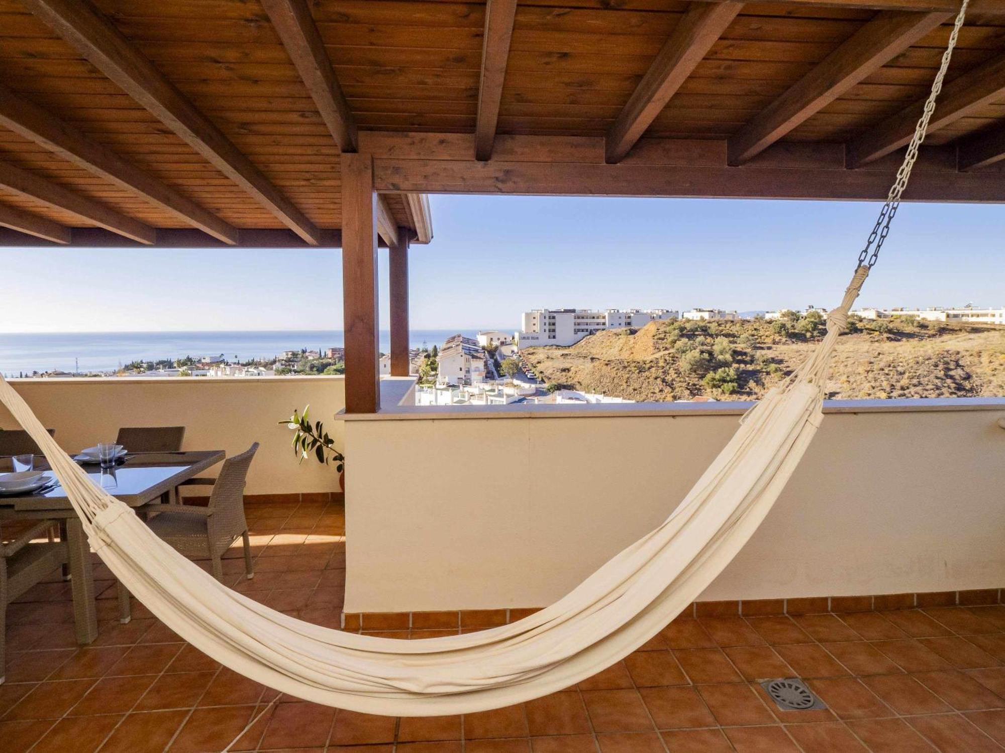 Апартаменти Atico Con Vistas Al Mar Piscina Y Parking Малага Екстер'єр фото
